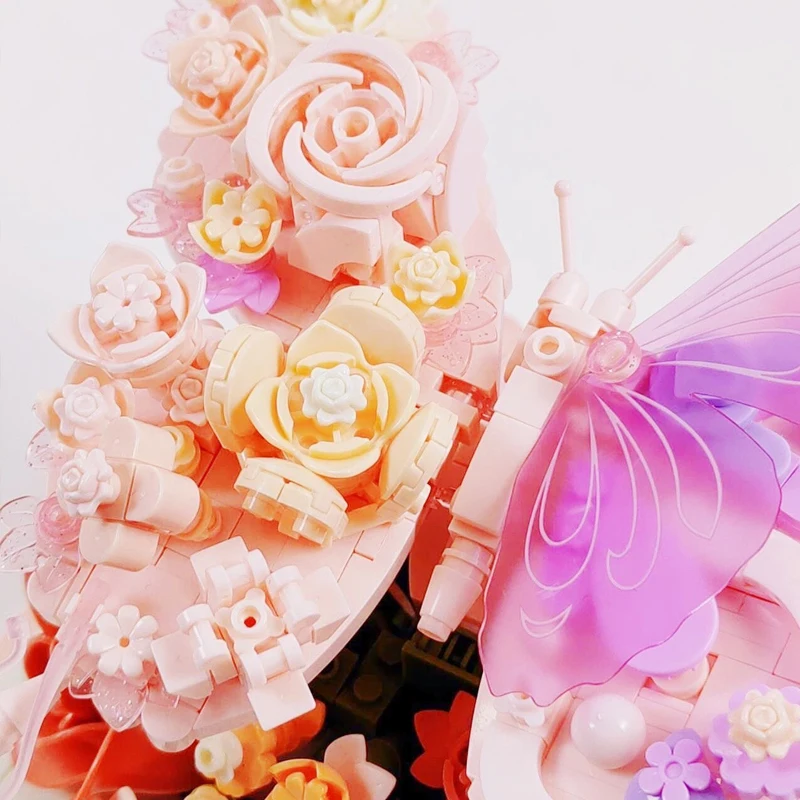 BloomBook – Romantico e creativo – Libro floreale in 3D con rose e farfalle