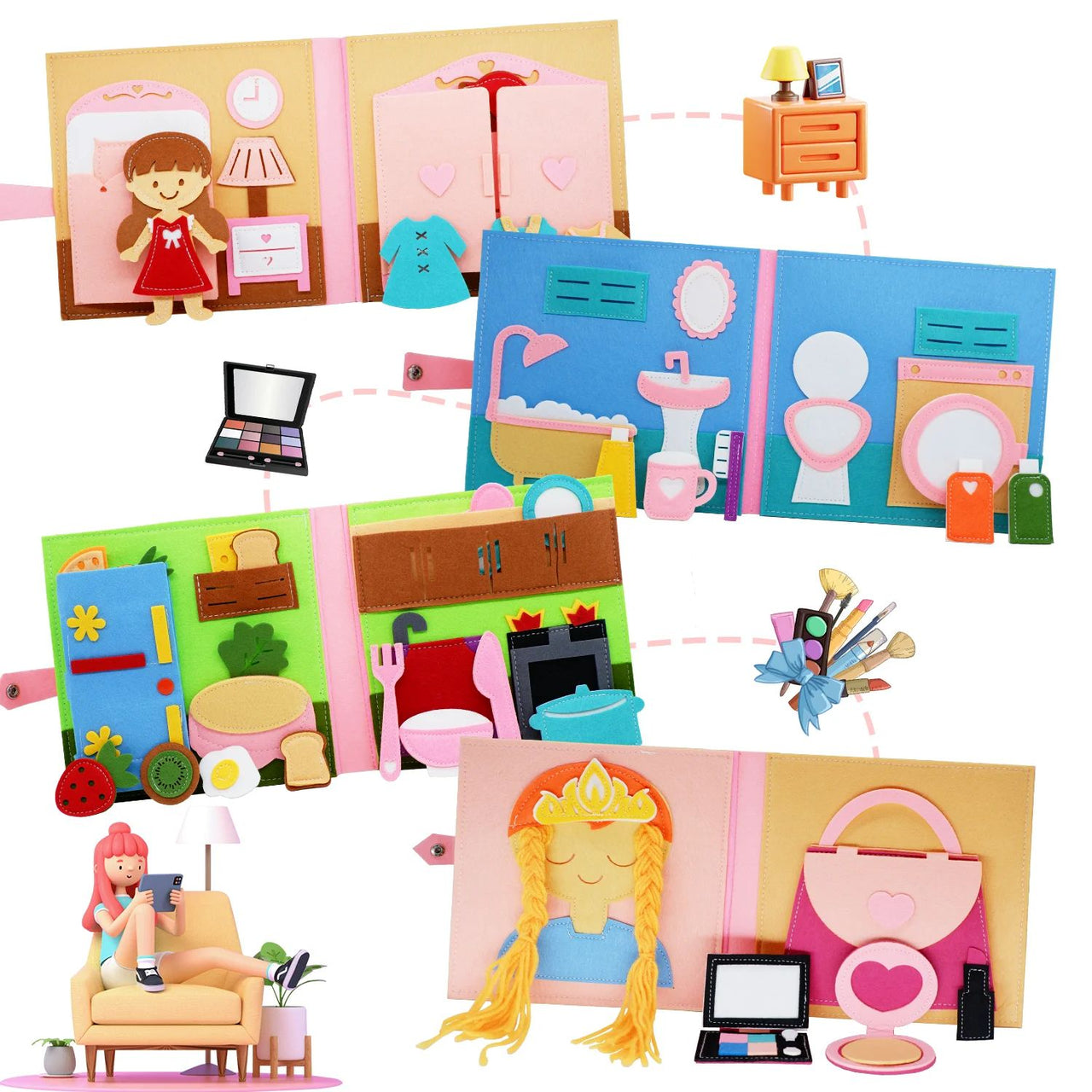 Life Skills Book – Giocare e imparare – Libro di attività per bambini