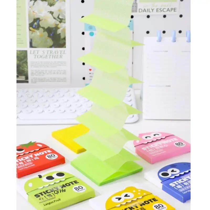 MemoBuddy – Colorati e funzionali – Post-it trasparenti