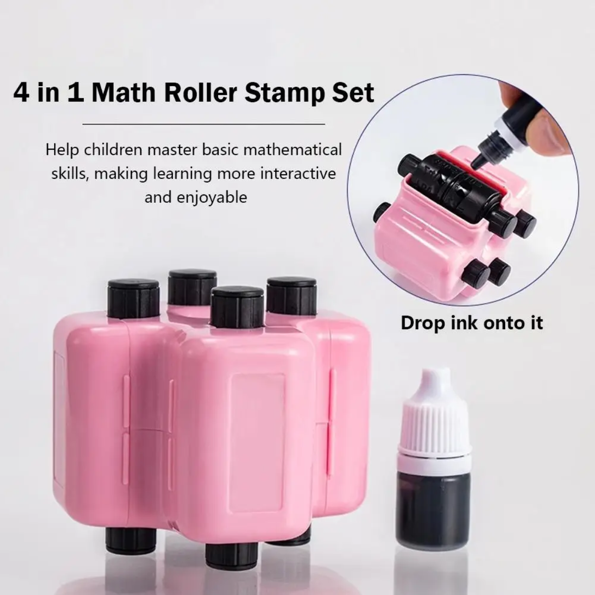 MathRoll – Esercitazioni e preparazione alla scuola – Set 4 in 1 RekenRoller