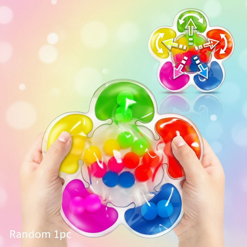 Squishy Bead Maze – Stimolanti i sensi e rilassanti – Giocattoli antistress