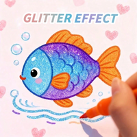 Thumbnail for ArtShine – Colorato e brillante – Set di pennarelli glitterati e luminescenti a doppia punta
