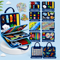 Thumbnail for 7-in-1 Busy Board – Motricità e apprendimento – Lavagna delle attività