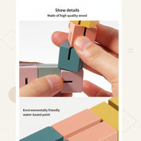 Thumbnail for WoodCraft – Stimolante ed educativo – Puzzle con blocchi da costruzione in legno 3D