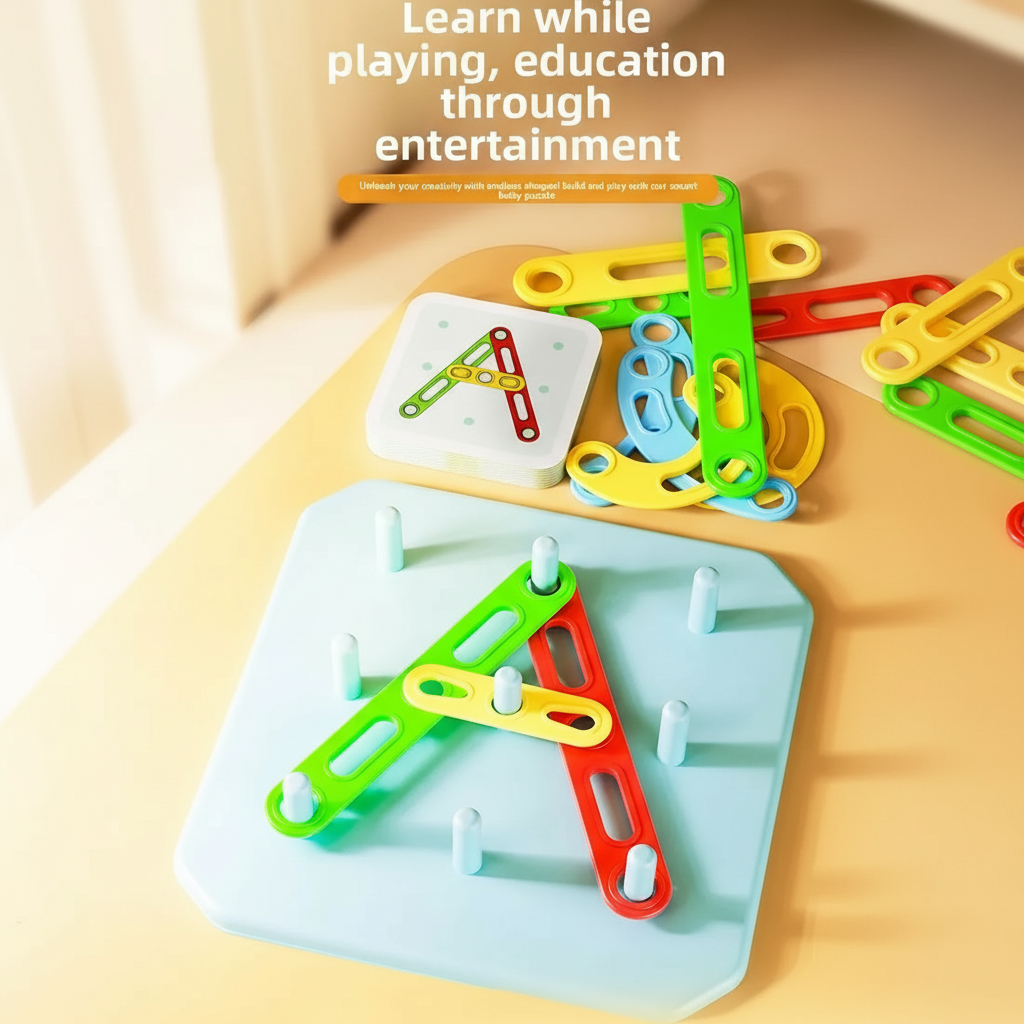 ShapeGenius – Creativo ed educativo – Puzzle geometrico con pannello forato