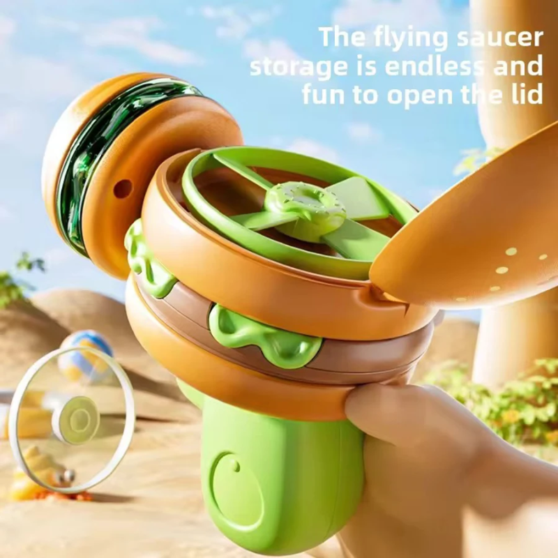 Flying Disk Toy – Creatività e movimento – Gyro Gun