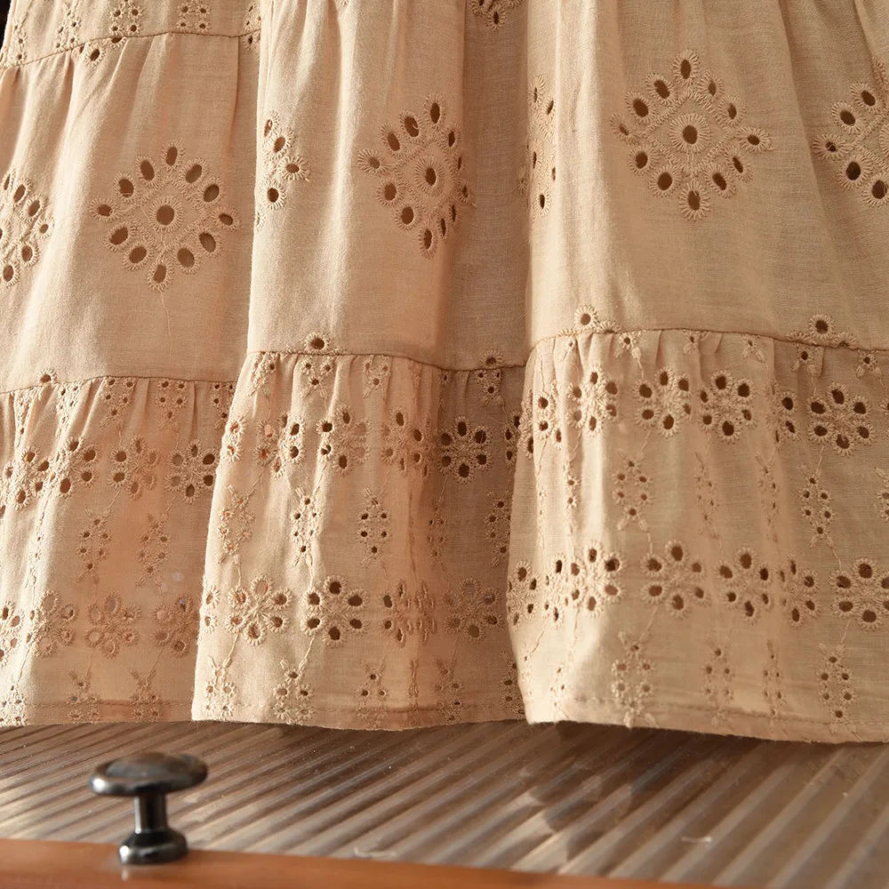 BohoBelle – Elegante e comoda – Abito con dettagli ricamati