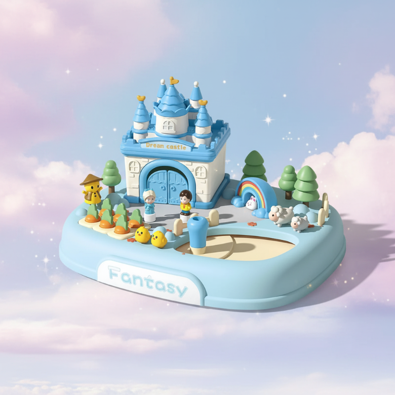 Magnetic Princess Castle – Creativo e magico – Set da gioco con casa delle bambole magnetica