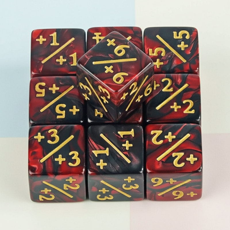 RollSmart – Divertente e istruttivo – D6 Dadi per giochi di carte
