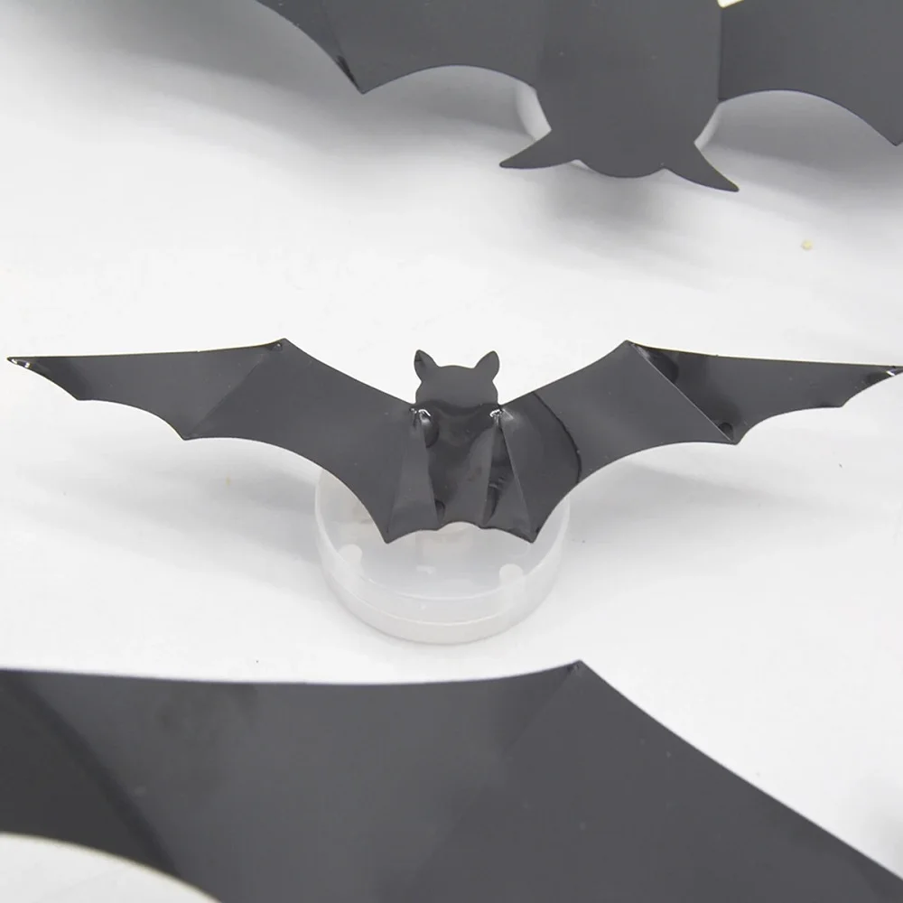 SpookyGlow – Inquietante e suggestivo – Decorazione da parete LED a forma di pipistrello per Halloween