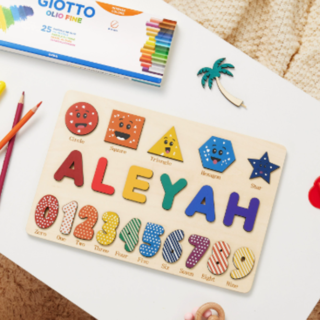 Woods™ - Una tavola con il tuo nome! - Puzzle con lettere