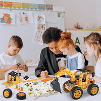 Thumbnail for MetalBuild – Robusto ed educativo – Set di veicoli da costruzione