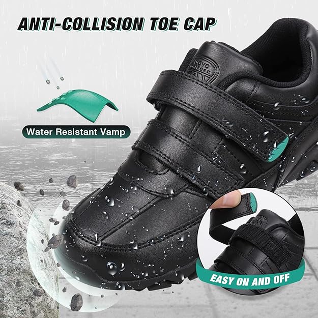 MonoWalk – Leggere e resistenti - Sneakers in pelle con cinturini in velcro