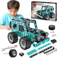 Thumbnail for MetalBuild – Robusto ed educativo – Set di veicoli da costruzione