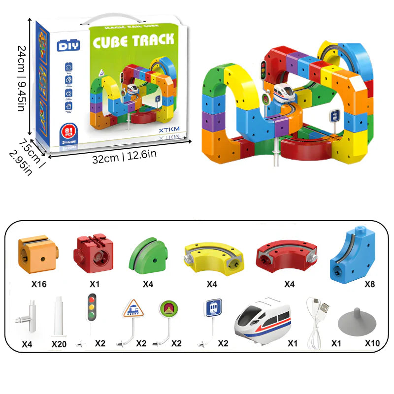 DIY Cube Track – Creativo e attivo – Creativo binario ferroviario fai da te