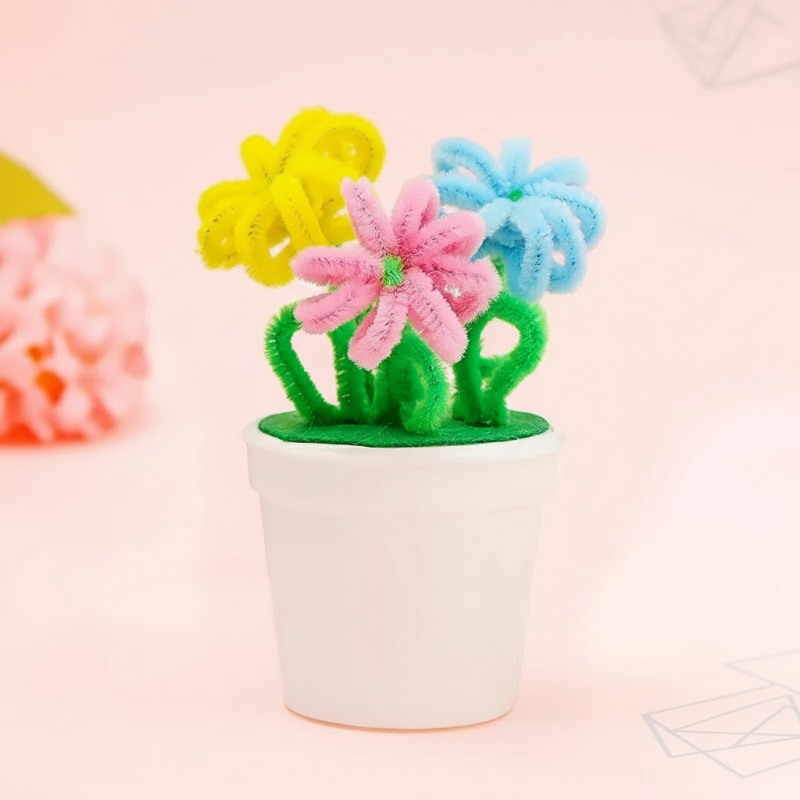 CraftBloom – Colorato e creativo – Set fai da te per creare vasi da fiori