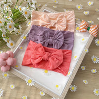 Thumbnail for Mini Fashion – Alla moda e morbido – Fasce per bambini con fiocco