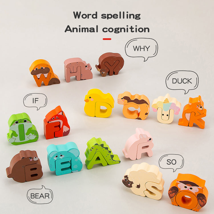 ZooLetters – Giocoso ed educativo – Puzzle alfabetico con animali per bambini