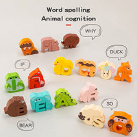Thumbnail for ZooLetters – Giocoso ed educativo – Puzzle alfabetico con animali per bambini