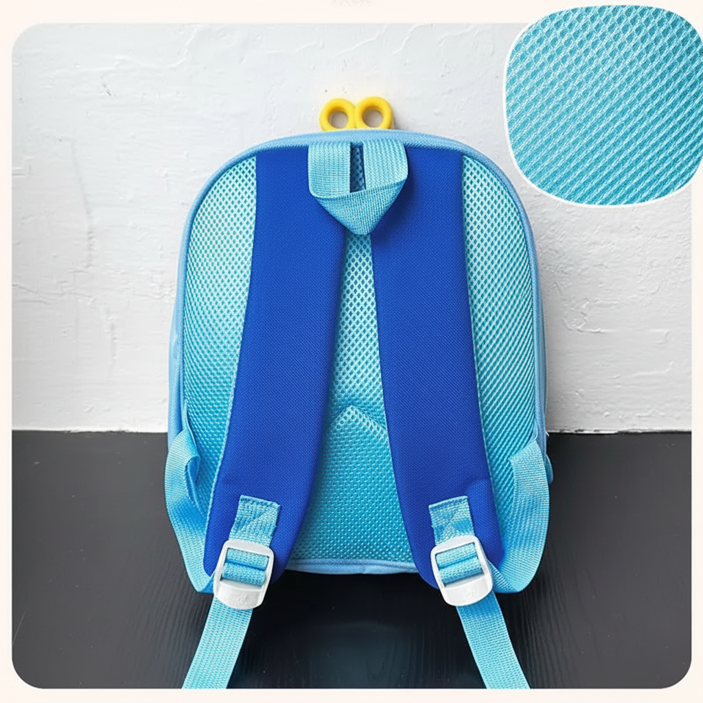 MiniBot – Grintoso e pratico – Zaino per bambini con motivo robot