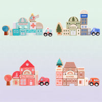 Thumbnail for BuildJoy – Educativo e divertente – Blocchi da costruzione in legno nella città