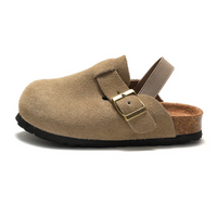 Thumbnail for LittleWalk – Comodi e alla moda – Sandali zoccoli in pelle scamosciata