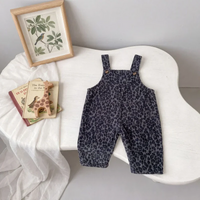 Thumbnail for LeopardChic – Alla moda e comode – Salopette da bambina con stampa leopardata
