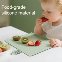 Thumbnail for BabySafe – Pratico e igienico – Tovaglietta in silicone con bordo rialzato