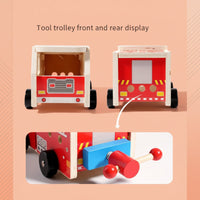 Thumbnail for BuildRescue – Educativo e creativo – Camion dei pompieri in legno
