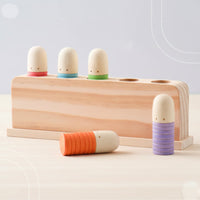 Thumbnail for Color Spring – Giocare e crescere – Giocattoli sensoriali in legno per neonati