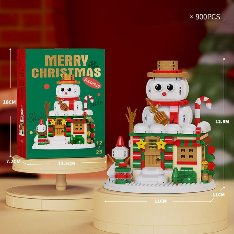 SnowieBlocks – Carino e divertente – Blocchi da costruzione natalizi