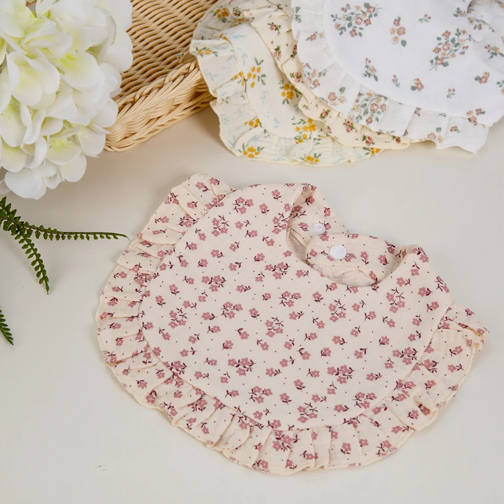 BabyBloom – Carino e comodo – Bavaglino per neonati con bordo a balze