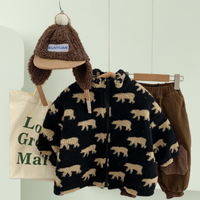 Thumbnail for Mini Fashion™  – Extra morbido e caldo – Gilet in pile con orsi