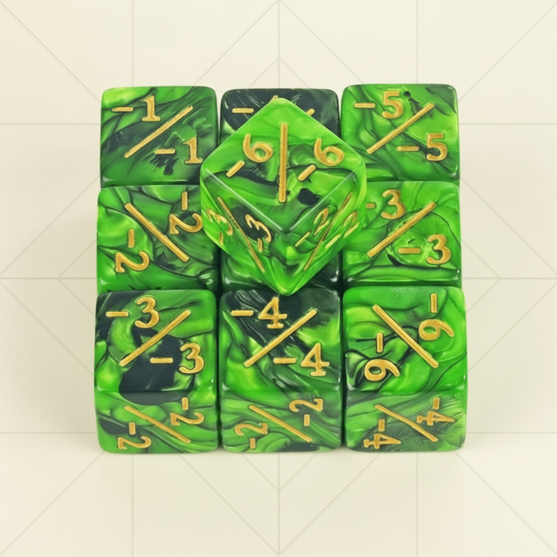 RollSmart – Divertente e istruttivo – D6 Dadi per giochi di carte