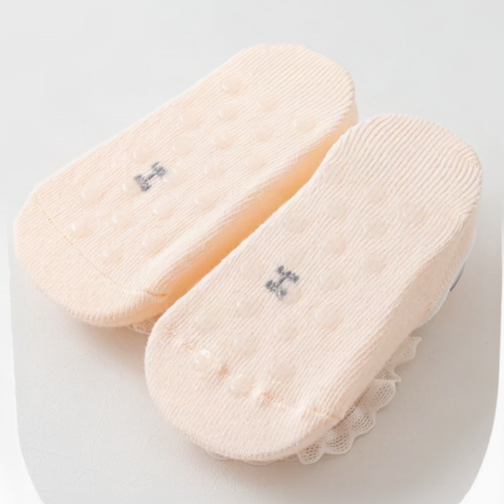 SweetFeet – Morbide e carine – Calzini per neonati con fiori e pizzo
