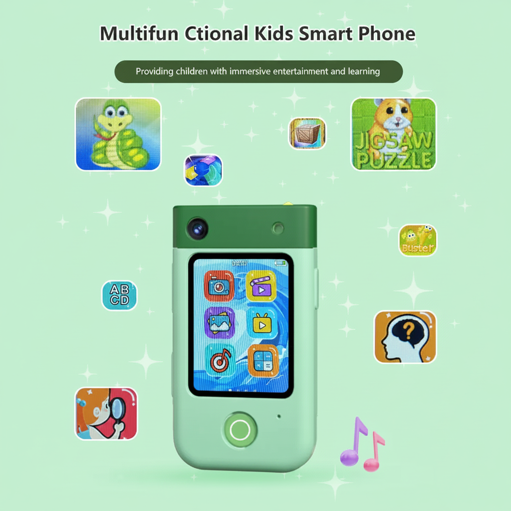 KiddoPhone – Educativo e interattivo – Smartphone per bambini con fotocamera e giochi