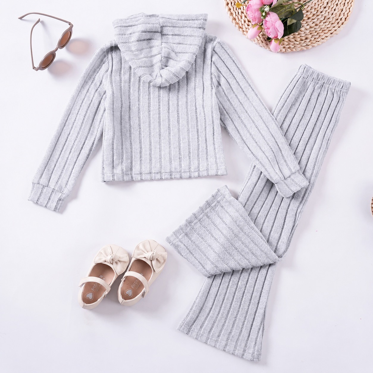 Mini Fashion™ - Morbidezza e comfort - Tuta da ginnastica per bambine