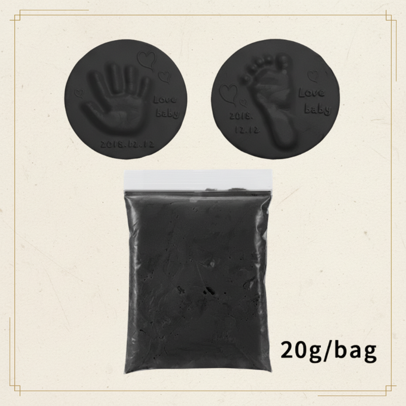 Baby Imprint Clay Kit – Ricordo & Unico – Set per impronte in argilla