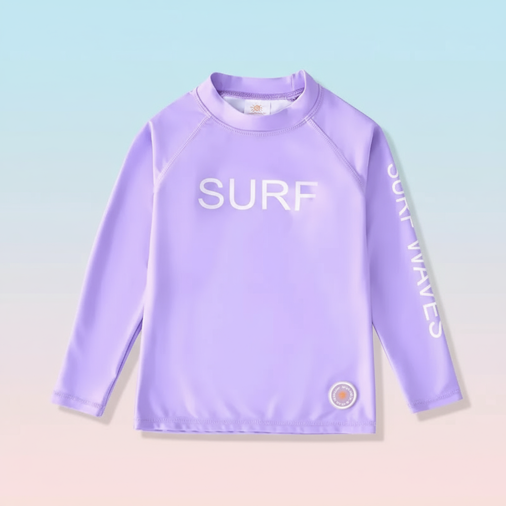 SunShield – Protettivo e flessibile – Maglietta da surf per bambini con maniche lunghe e UPF 50+