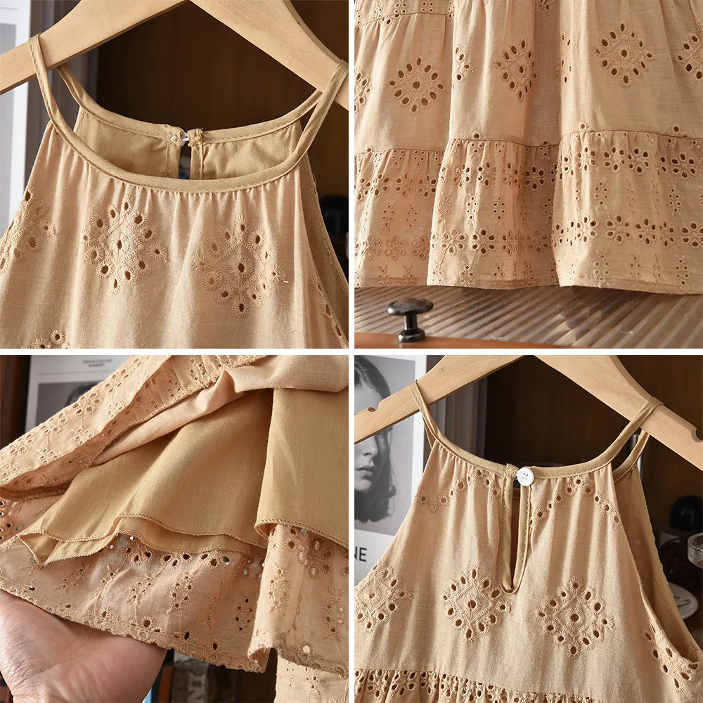 BohoBelle – Elegante e comoda – Abito con dettagli ricamati