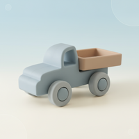 Thumbnail for Montessori Silicone Toy Car – Sicuro e adatto alla masticazione – Giocattolo da masticare in silicone a forma di veicolo