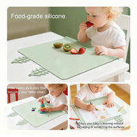 Thumbnail for BabySafe – Pratico e igienico – Tovaglietta in silicone con bordo rialzato