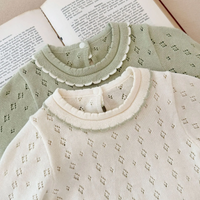 Thumbnail for MiniBelle – Elegante e morbida – Abitino da neonato lavorato a maglia con dettagli a volant