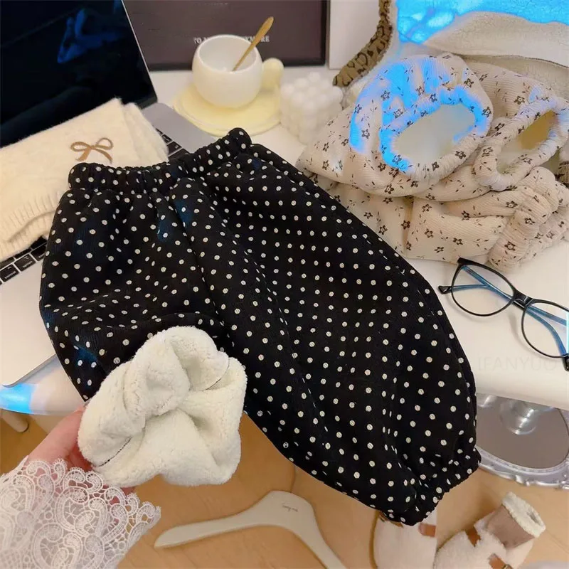 MiniTrousers – Caldo e morbido – Pantaloni da bambino in velluto a coste con fodera in pile