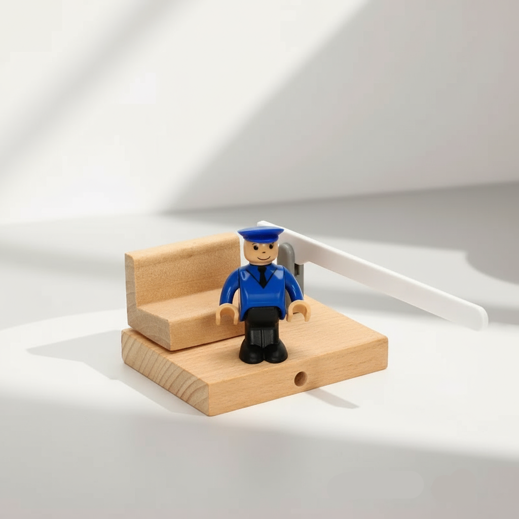 Woods – Elegante ed educativo – Set da gioco in legno dedicato al trasporto pubblico