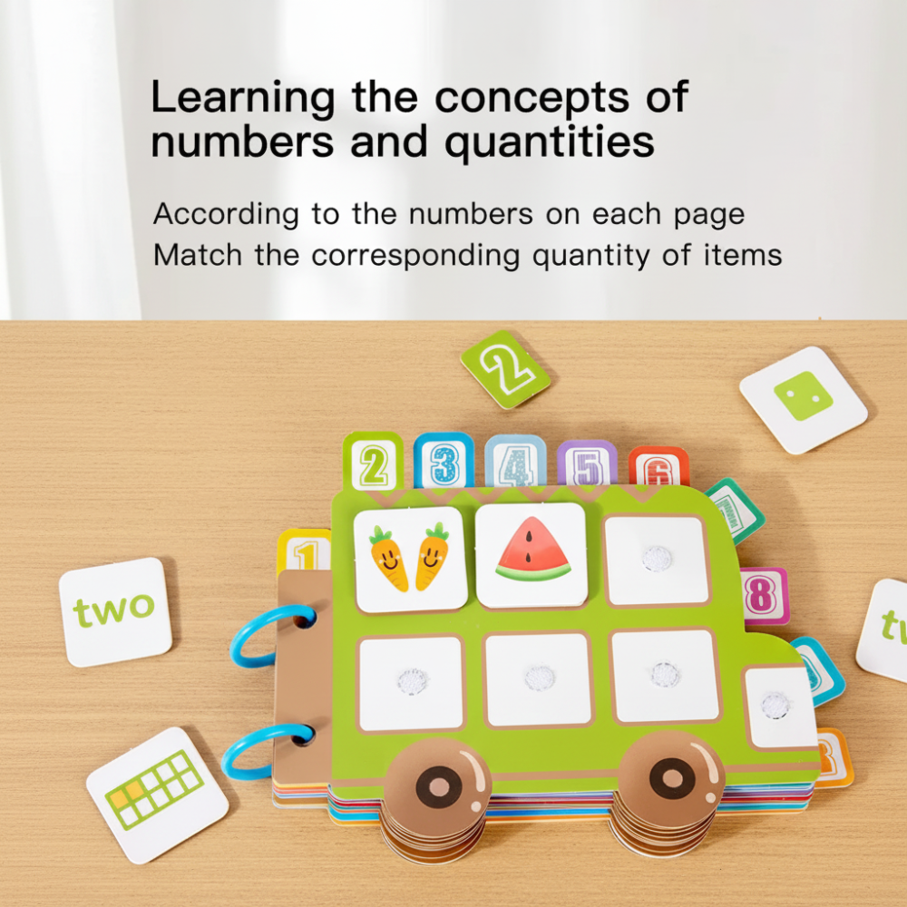 SmartCount – Educativo e divertente – Libro dei numeri con attività di conteggio