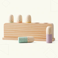 Thumbnail for Color Spring – Giocare e crescere – Giocattoli sensoriali in legno per neonati