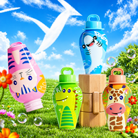 Thumbnail for BubblePals – Allegro e divertente – Mini macchina per bolle antiversamento con motivi di animaletti