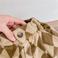 Thumbnail for RetroBloom – Comodi e divertenti – Pantaloni per bambini con motivo Argyle