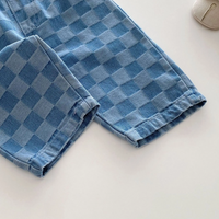 Thumbnail for DenimCheck – Comodi e alla moda – Pantaloni per bambini con motivo a quadretti